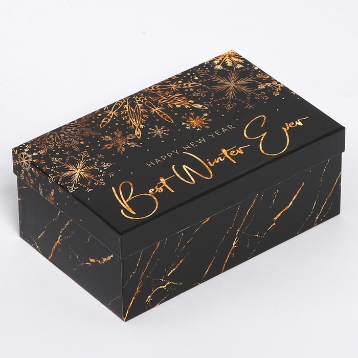 Набор коробок подарочных 15 в 1 &laquo;Winter&raquo;, 12 х 7 х 4 см - 46,6 х 35,2 х 17.5 см, Новый год