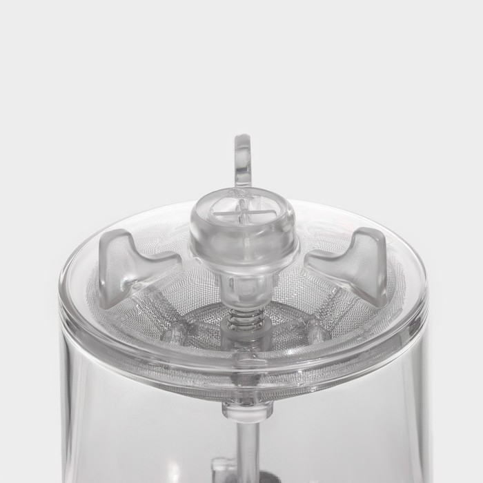 Чайник стеклянный заварочный Magistro &laquo;Мехико&raquo;, 350 мл, с металлическим ситом, пластиковая колба