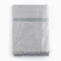 Скатерть Этель, цв. серый, 152х305 см, 100% хл