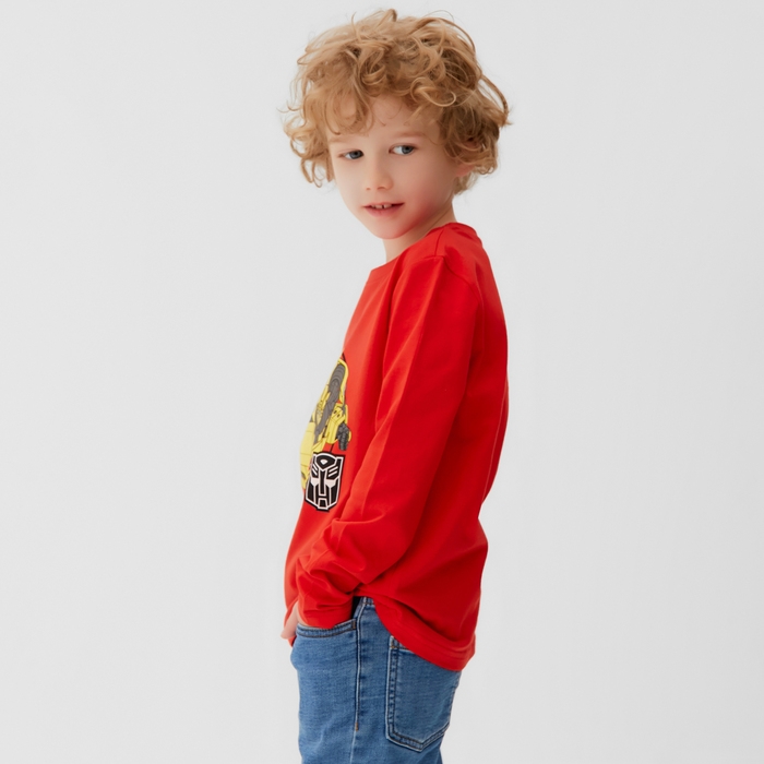 Футболка с длинным рукавом «Автоботы», Трансформеры , рост 110-116 Футболка с длинным рукавом «Автоботы», Трансформеры , рост 110-116