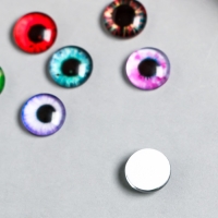 Декор для творчества стекло "Глаз" набор 10 шт d=1 см Декор для творчества стекло "Глаз" набор 10 шт d=1 см
