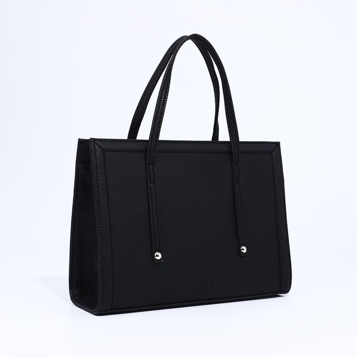 Сумка тоут L-Craft на молнии, цвет чёрный Сумка тоут L-Craft на молнии, цвет чёрный