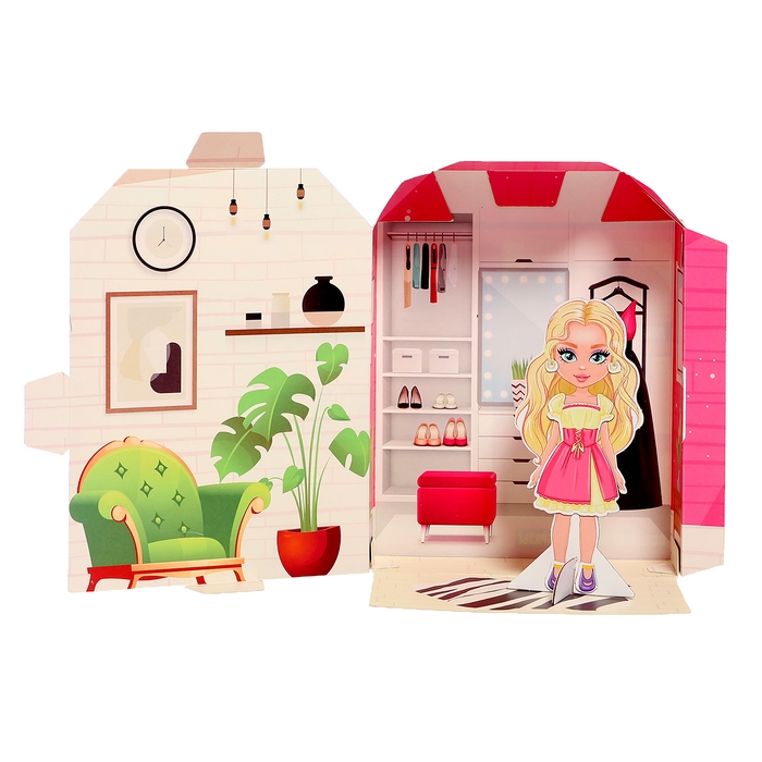 Магнитная игра &laquo;Модный домик:Лили&raquo;