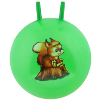 Мяч-прыгун с рожками, d=45 см, 350 г, цвета МИКС Мяч-прыгун с рожками, d=45 см, 350 г, цвета МИКС