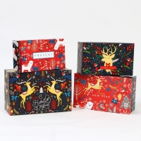 Набор коробок подарочных 15 в 1 &laquo;Европейский&raquo;, 12 х 7 х 4 см - 46,6 х 35,2 х 17.5 см, Новый год