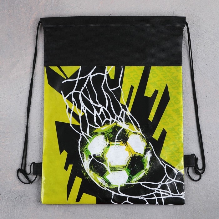 Мешок для обуви &laquo;Футбол&raquo;  полиэстер, размер 30 х 40 см