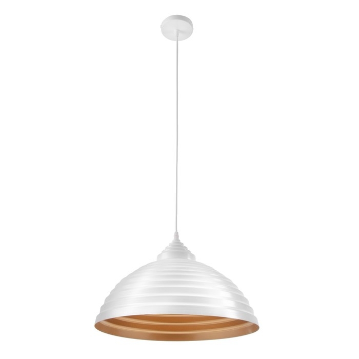 Светильник BayerLux Светильник BayerLux "Купол" 1x40Вт E27 бело-золотой 40х40х22-122 см