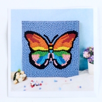 Аппликация помпошками &laquo;Бабочка&raquo;, размер &mdash; 30 &times; 30 см, клей 30 мл