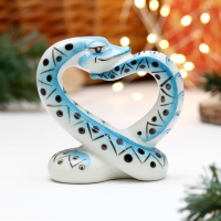 Сувенир "Змей Любовь", 10 см, фарфор Сувенир "Змей Любовь", 10 см, фарфор