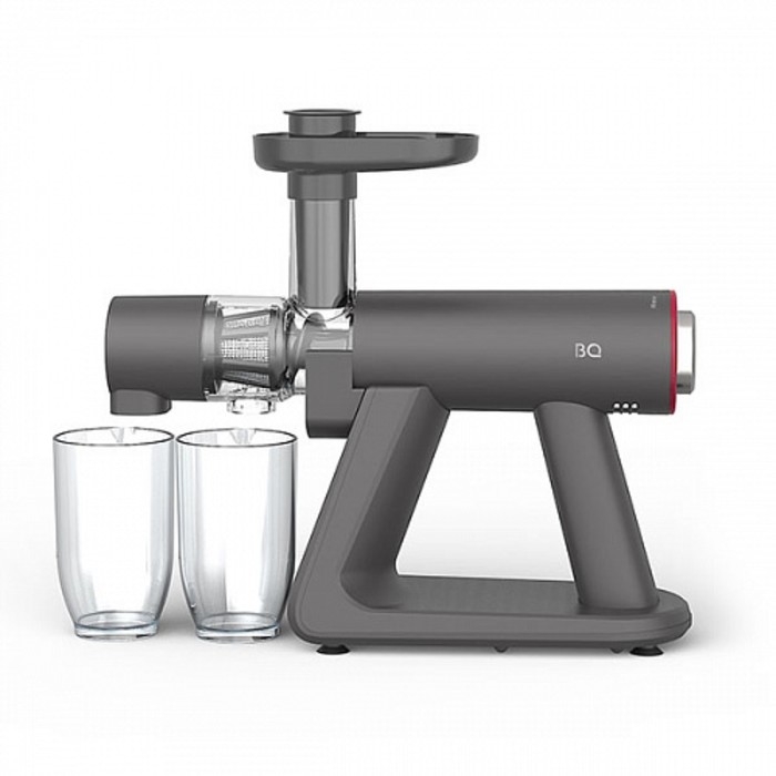 Соковыжималка BQ J2002, шнековая, 150 Вт, 0.5/0.5 л, 65 об/мин, серая Соковыжималка BQ J2002, шнековая, 150 Вт, 0.5/0.5 л, 65 об/мин, серая
