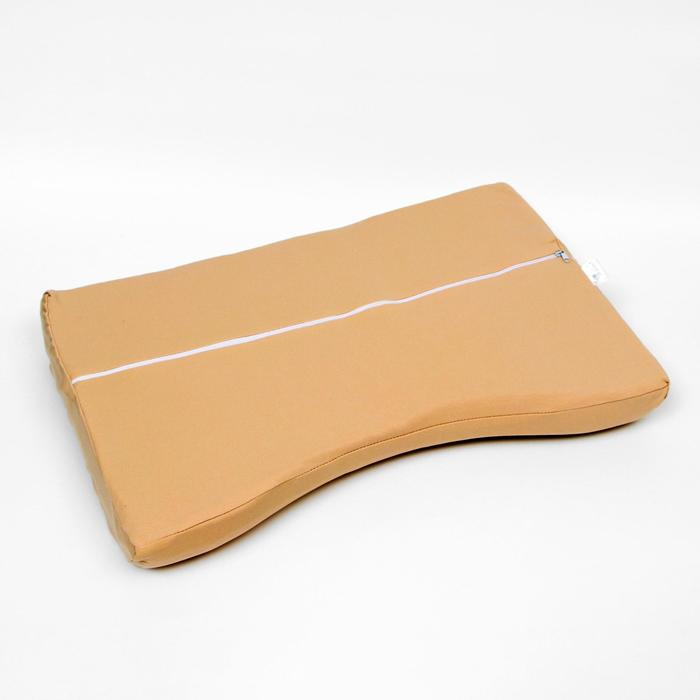 Подушка ортопедическая НТ-ПС-07 Подушка ортопедическая НТ-ПС-07 "Массажная", для взрослых, с эффектом памяти и выемкой под плечо, 55x36 см, валики 10/7 см