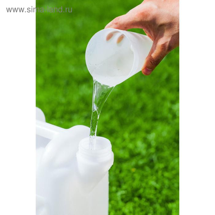 Канистра пищевая &laquo;Бочонок&raquo;, 10 л, со сливом, белая