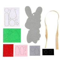 Ёлочная подвеска из фетра своими руками &laquo;Новый год! Заяц&raquo;, новогодний набор для творчества