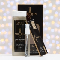 Подарочный набор косметики мужской 1 million, гель для душа 250 мл, парфюмерная вода 30 мл Подарочный набор косметики мужской 1 million, гель для душа 250 мл, парфюмерная вода 30 мл