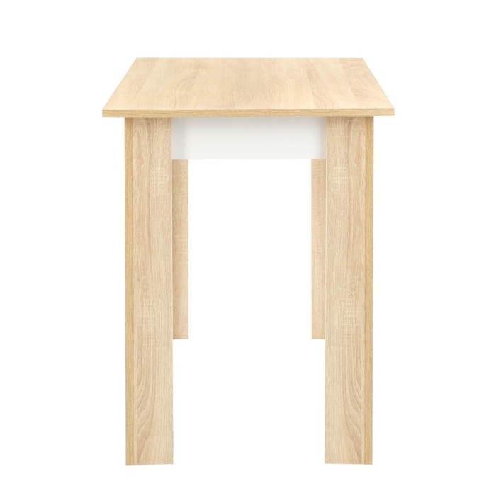 Стол обеденный Лайт Эко, 1000х600х750, Дуб сонома/Белый глянец Стол обеденный Лайт Эко, 1000х600х750, Дуб сонома/Белый глянец