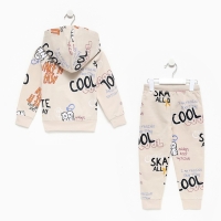 Костюм детский (толстовка, брюки) KAFTAN "Graffiti", р.32 (110-116 см)
