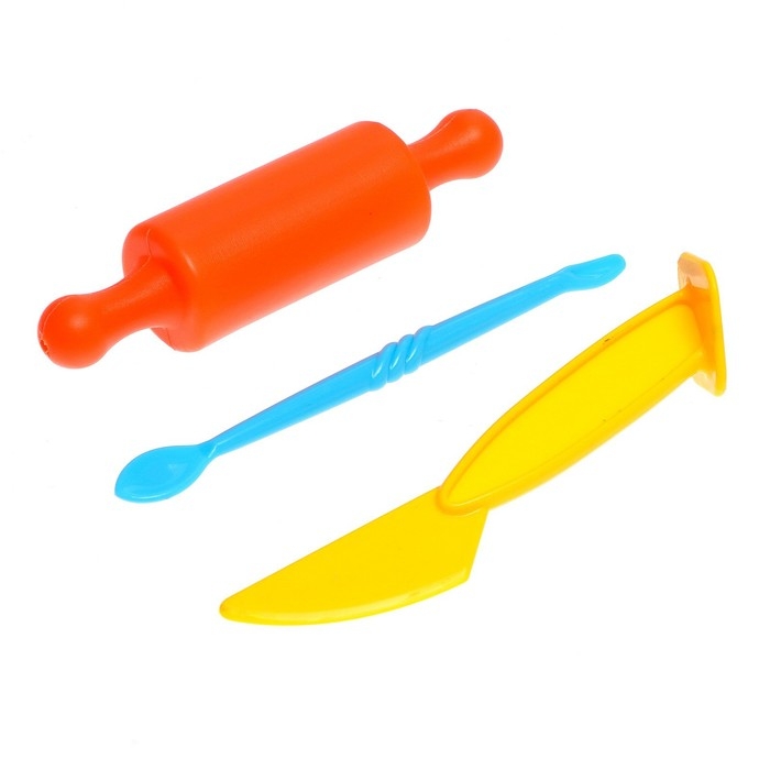 Набор для игры с пластилином &laquo;Весёлый Новый год&raquo;, 8 форм, 4 бруска пластилина