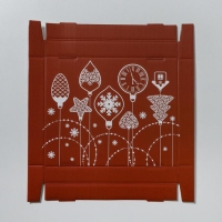 Коробка подарочная новогодняя складная &laquo;Яркий праздник&raquo;, 31,2 х 25,6 х 16,1 см, Новый год