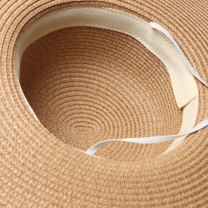 Шляпа женская MINAKU, цв. коричневый, р-р 58 Шляпа женская MINAKU, цв. коричневый, р-р 58