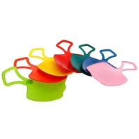 Санки ледянка «Зайка», цвета МИКС Санки ледянка «Зайка», цвета МИКС