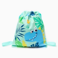 Сумка детская &laquo;Дино&raquo;, 35 &times; 30 см, цвет бирюзовый