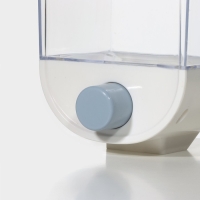 Контейнер - дозатор для сыпучих продуктов RICCO, 11,8&times;9,5&times;19 см, 1 л, цвет белый