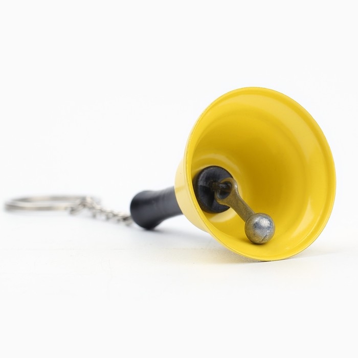 Колокольчик брелок Колокольчик брелок "Белла", 6 х 4 см, желтый