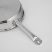 Сковорода &laquo;Общепит&raquo;, d=24 см, h=6,5 см, корпус 0,6 мм, дно ТРС 3,5 мм, антипригарное покрытие, индукция