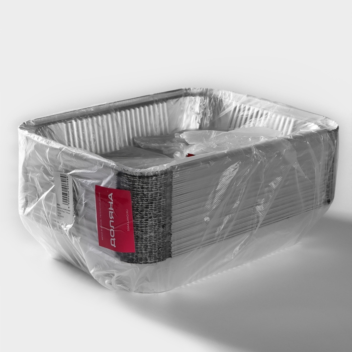 Форма из фольги для выпечки и запекания Доляна, 3,1 л, 32&times;25,5&times;6,3 см