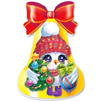 Набор для изготовления открытки &laquo;Новогодний колокольчик. Совка&raquo;