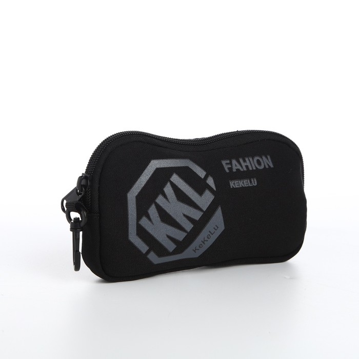 Рюкзак школьный из текстиля на молнии, 3 кармана, сумка, держатель для чемодана, цвет чёрный