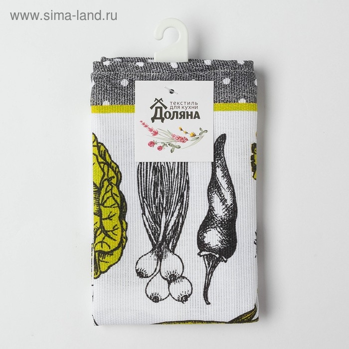 Полотенце кухонное &laquo;Овощи&raquo; 35х60&plusmn;2 см