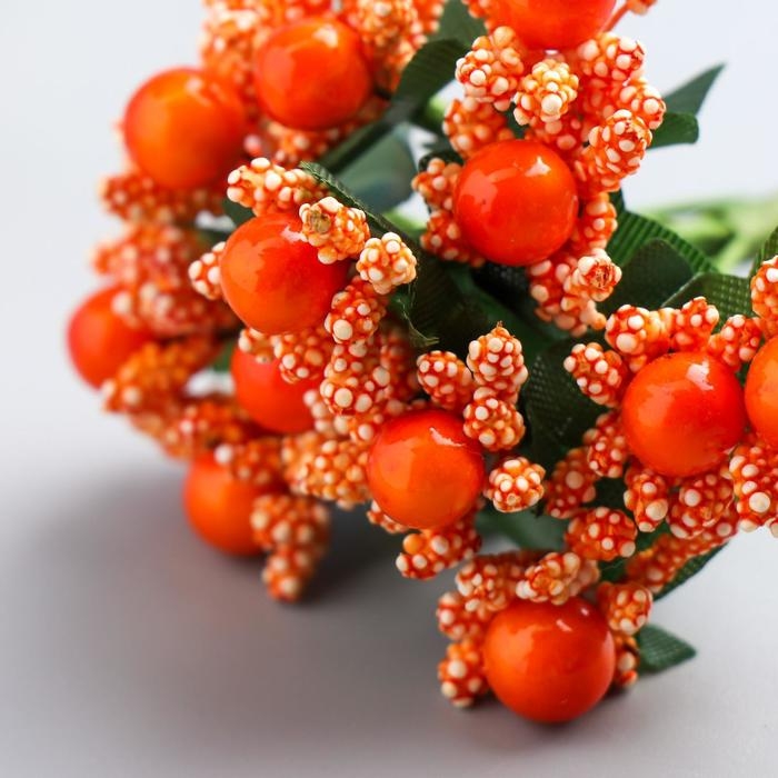 Декор для творчества Декор для творчества "Шарики в цветах" (1 набор=1 букет) в букете 12 шт МИКС 10х2,5х2,5 см