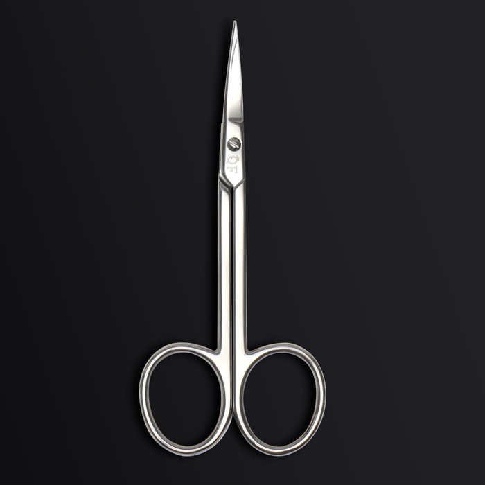 Ножницы маникюрные «Premium», загнутые, узкие, 10,5 см, на блистере, цвет серебристый Ножницы маникюрные «Premium», загнутые, узкие, 10,5 см, на блистере, цвет серебристый