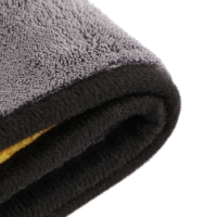 Тряпка для автомобиля CARTAGE, микрофибра, 800 г/м², 30×40 cм, желто-серая Тряпка для автомобиля CARTAGE, микрофибра, 800 г/м², 30×40 cм, желто-серая