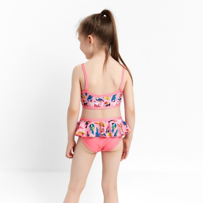 Купальник раздельный для девочки, цвет розовый, рост 92-98 см Купальник раздельный для девочки, цвет розовый, рост 92-98 см