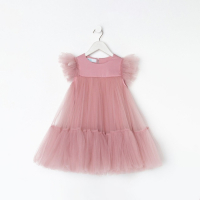 Платье детское с пышной юбкой KAFTAN, рост 86-92, розовый Платье детское с пышной юбкой KAFTAN, рост 86-92, розовый