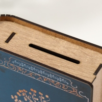 Копилка-шкатулка "Инвестиции" 14х12х5 см