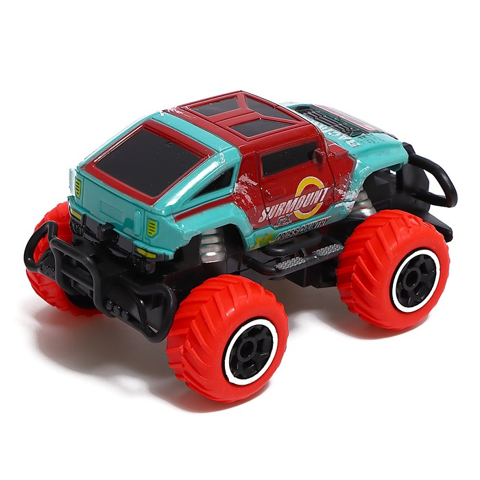 Джип радиоуправляемый &laquo;Граффити&raquo;, работает от батареек, цвет красный