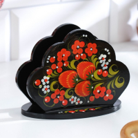 Салфетница &laquo;Солнышко&raquo;, хохлома