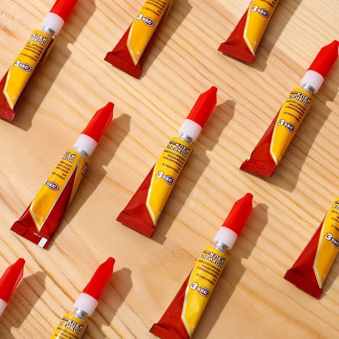 Суперклей &laquo;Клейкон&raquo;, секундный, 1 г, набор 12 шт.