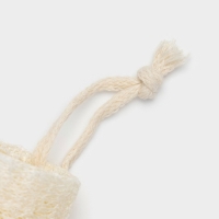 Люффа - мочалка для тела натуральная Доляна, 10,5&times;6&times;6 см