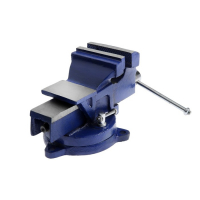 Тиски слесарные поворотные ТУНДРА, с наковальней, высокопрочный чугун ВЧ-40, 75 мм Тиски слесарные поворотные ТУНДРА, с наковальней, высокопрочный чугун ВЧ-40, 75 мм