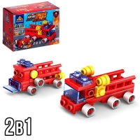 Конструктор пожарные &laquo;Техника&raquo;, 16 видов, МИКС