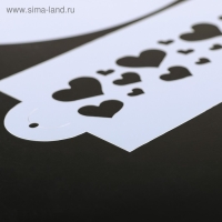 Трафарет кондитерский для украшения выпечки, 2 шт, 23×23 см Трафарет кондитерский для украшения выпечки, 2 шт, 23×23 см