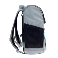 Ранец школьный Стандарт, 36 х 26 х 16 см, + мешок для обуви 40 х 32 см, Сalligrata П "Мото", серый