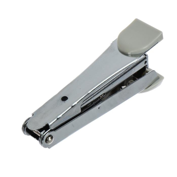 Степлер ErichKrause № 10, до 15 листов, встроенный антистеплер, серый Степлер ErichKrause № 10, до 15 листов, встроенный антистеплер, серый