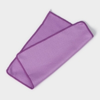 Салфетка для уборки Доляна &laquo;Ромбы&raquo;, для стёкол и зеркал, 30&times;30 см, цвет МИКС