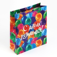 Пакет ламинированный «Шарики», M 26 х 30 х 9 см Пакет ламинированный «Шарики», M 26 х 30 х 9 см