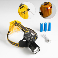 Фонарь налобный аккумуляторный 50 Вт, 4000 мАч, диод P50, дальность луча 300 м, 4 режима Фонарь налобный аккумуляторный 50 Вт, 4000 мАч, диод P50, дальность луча 300 м, 4 режима